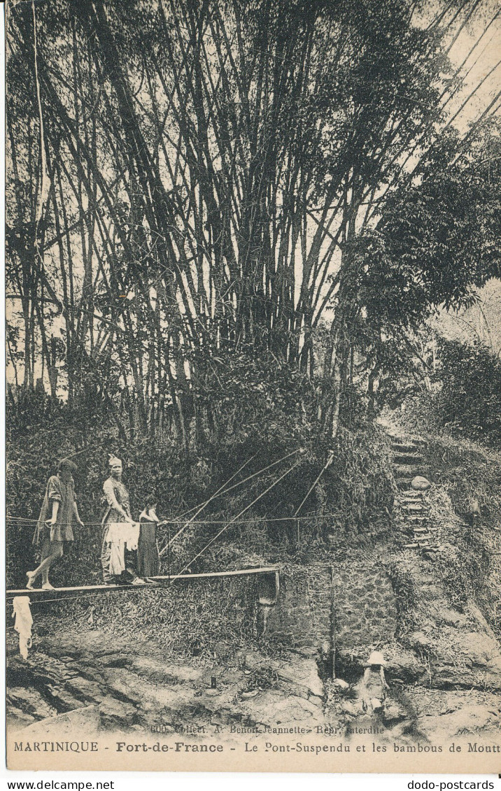 PC39415 Martinique. Fort De France. Le Pont Suspendu Et Les Bambous De Moutte - Monde