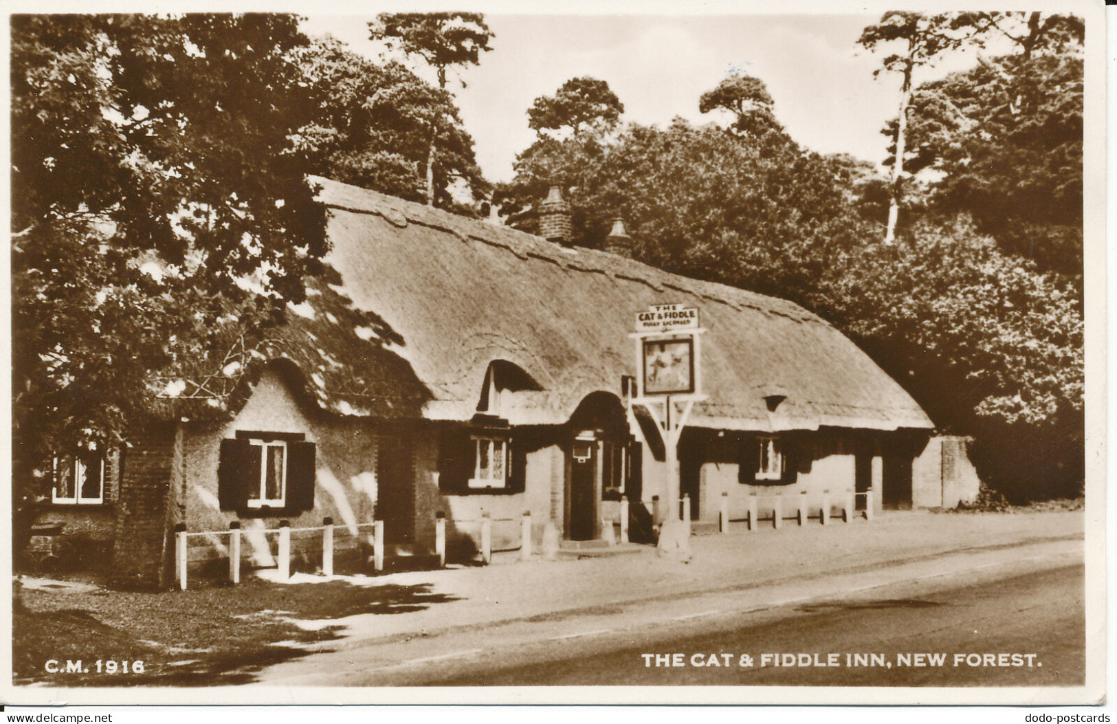 PC45101 The Cat And Fiddle Inn. New Forest. Thunder And Clayden. RP. 1955 - Monde