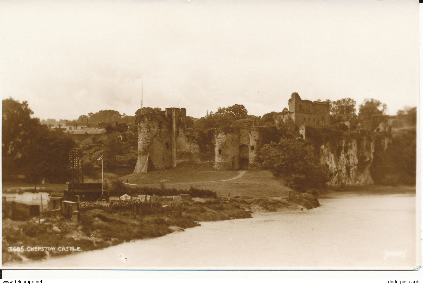 PC44225 Chepstow Castle. Judges Ltd. No 3486. RP - Monde