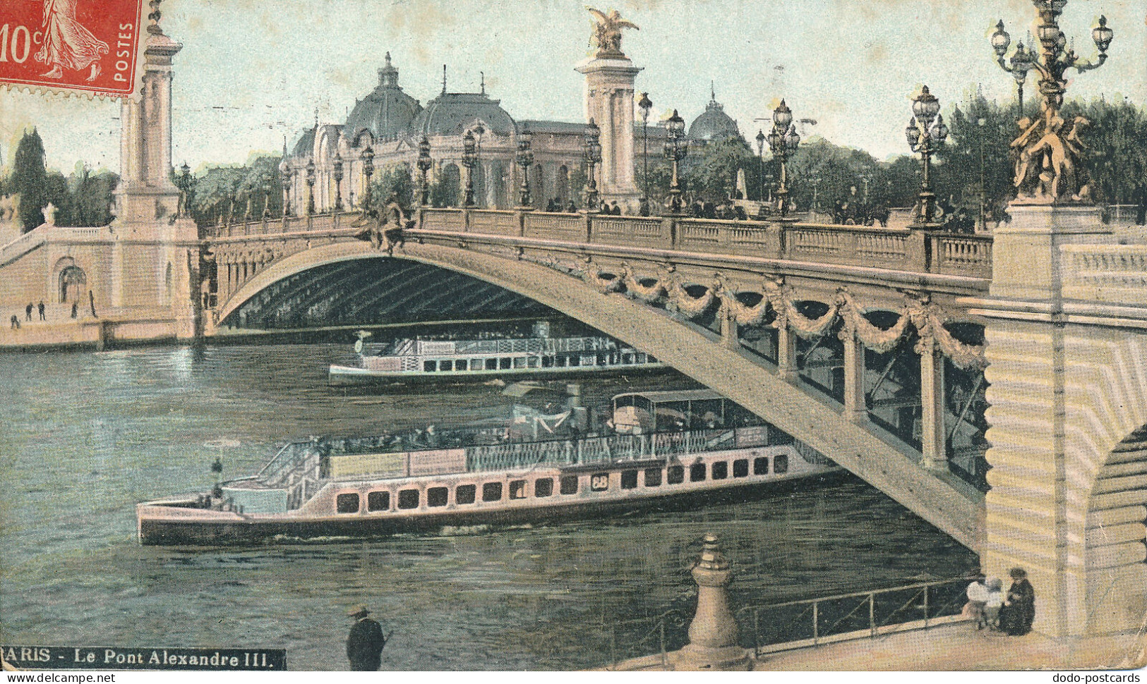 PC41211 Paris. Le Pont Alexandre III. Aqua. 1913. B. Hopkins - Monde