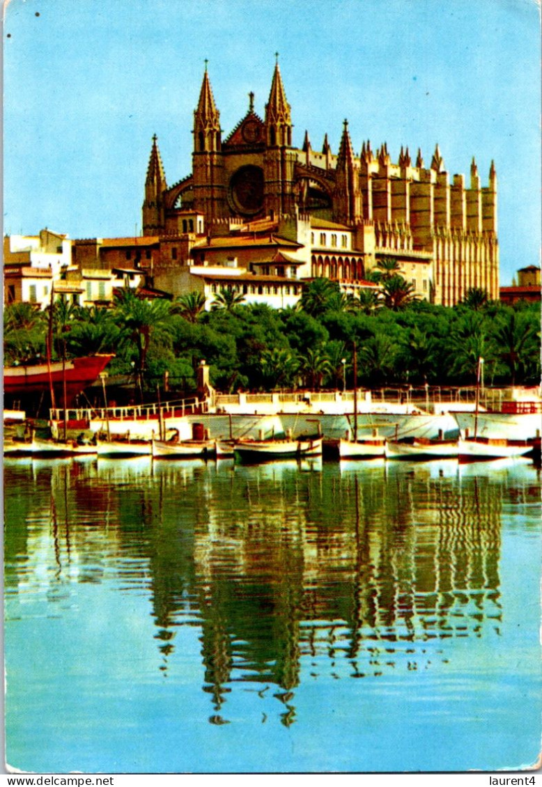 29-3-2024 (4 Y 21) Spain - Posted  To France  - Palma De Mallorca Cathedrale - Kirchen U. Kathedralen