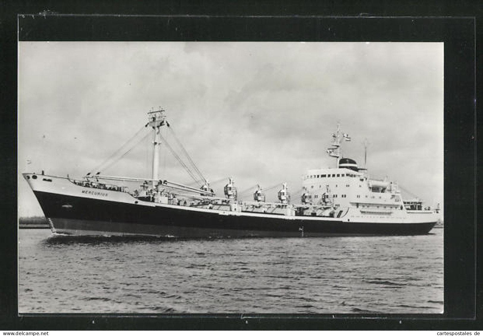 AK Handelsschiff M.S. Mercurius Bei Der Hafenausfahrt  - Koopvaardij