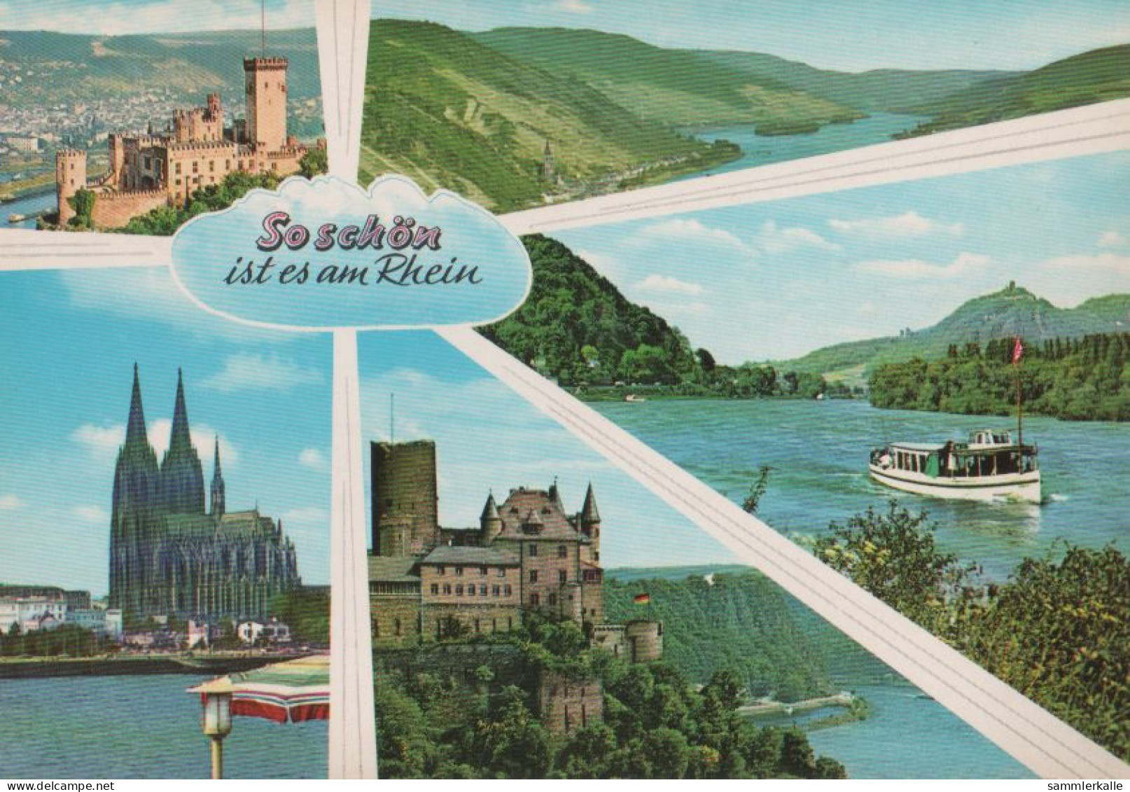 27931 - Rhein (gesamt) - U.a. Kölner Dom - Ca. 1970 - Koeln