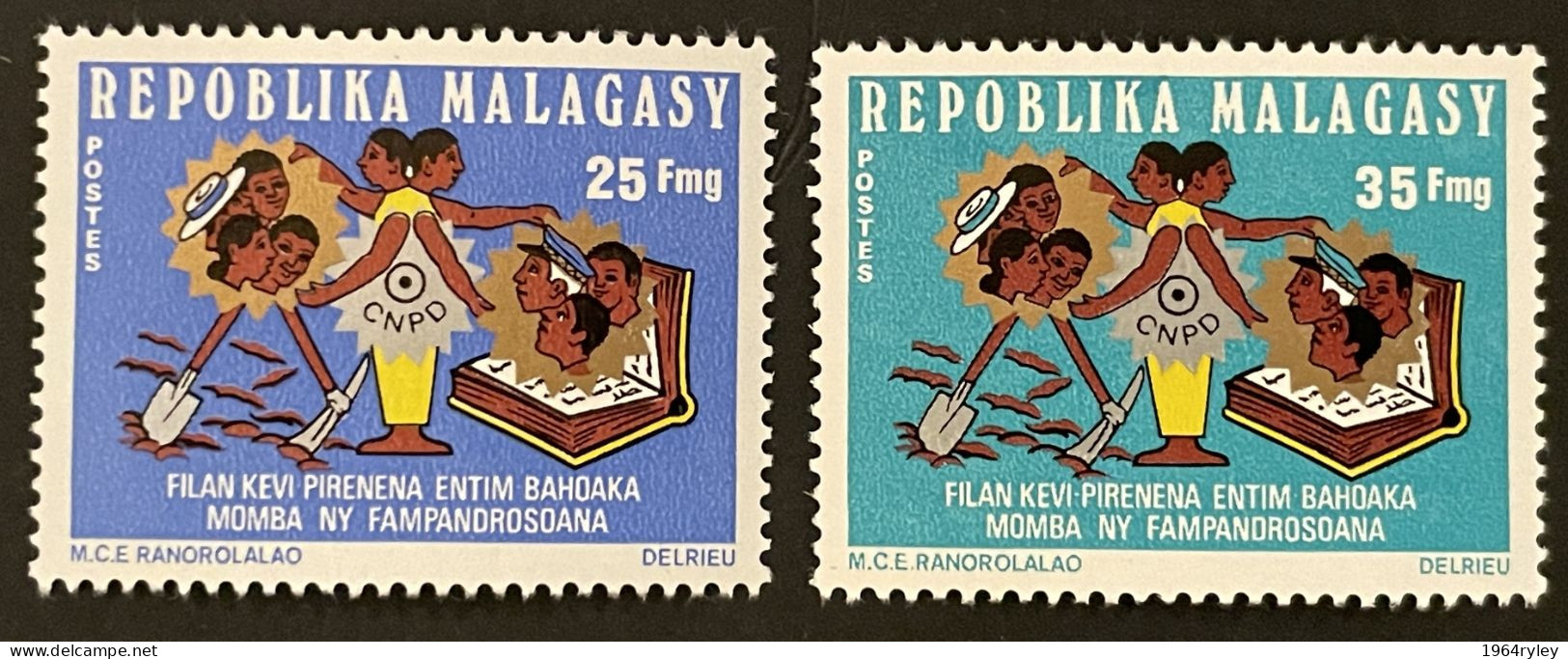 MADAGASCAR  - MNH** - 1974 - #  553/554 - Madagascar (1960-...)