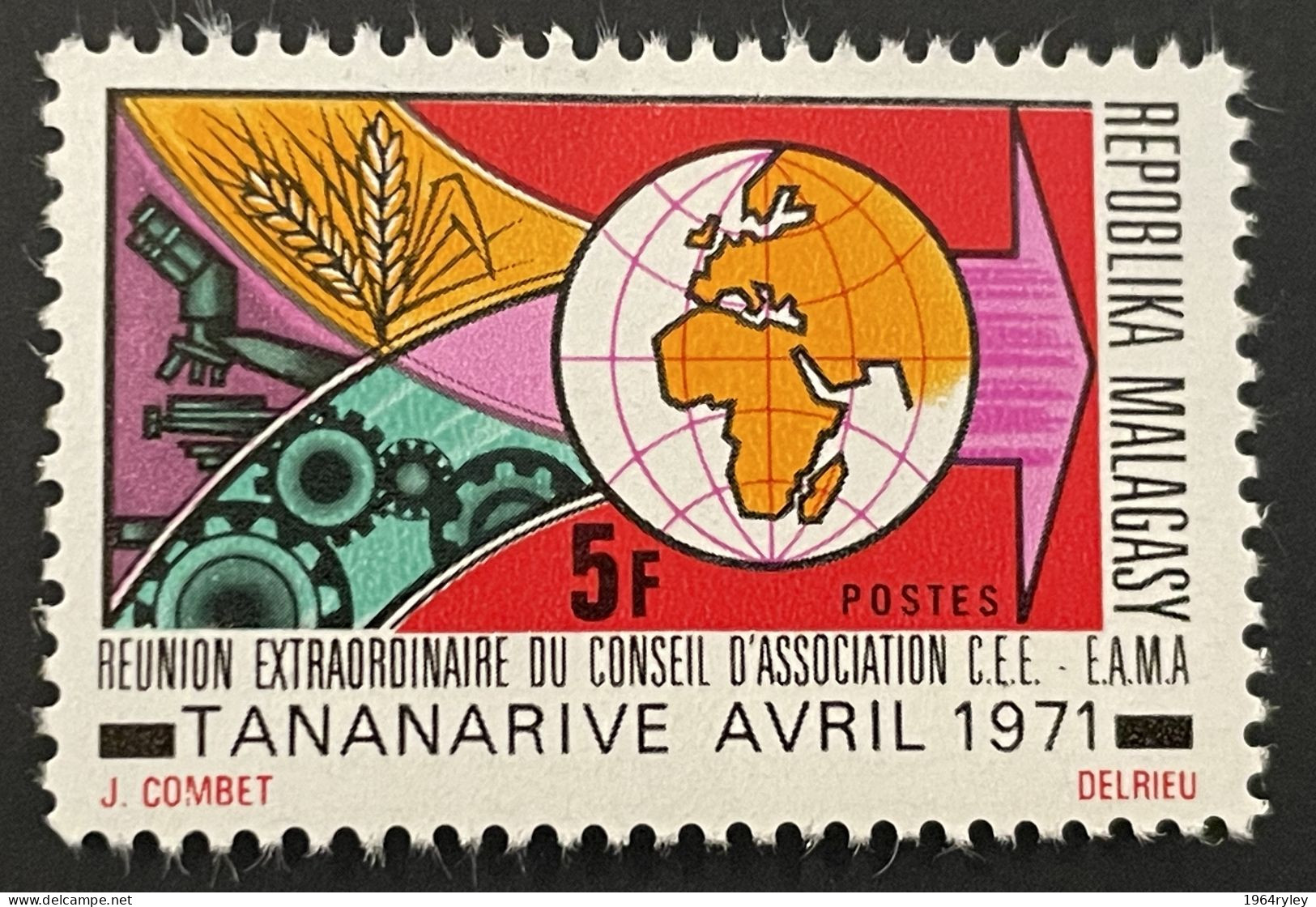 MADAGASCAR  - MH* - 1971 - # 487 - Madagascar (1960-...)