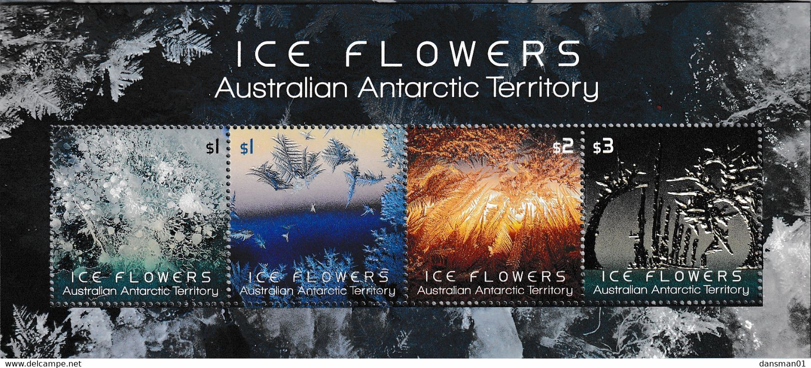 Australian Antarctic Territory 2016 Ice Flowers Sc ? Mint Never Hinged Sheet - Neufs