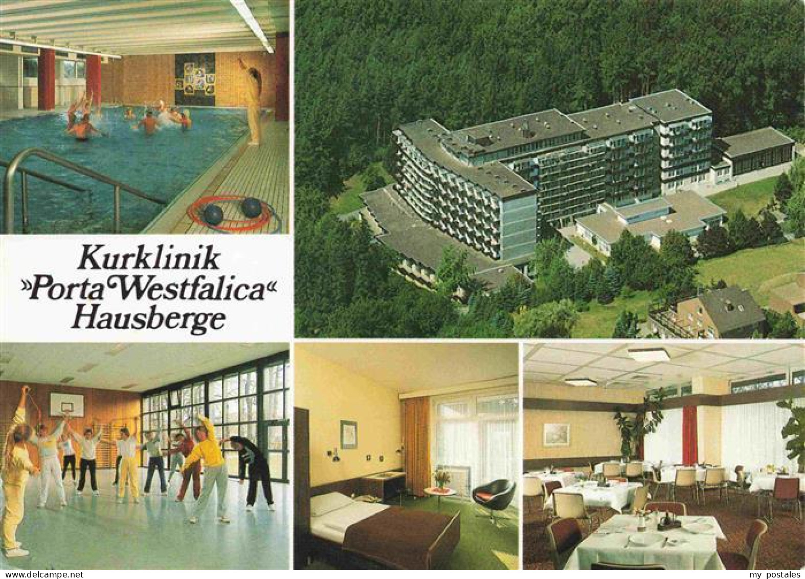 73967689 PORTA_WESTFALICA_NRW Kurklinik Porta Westfalica Hausberge Luftaufnahme  - Porta Westfalica