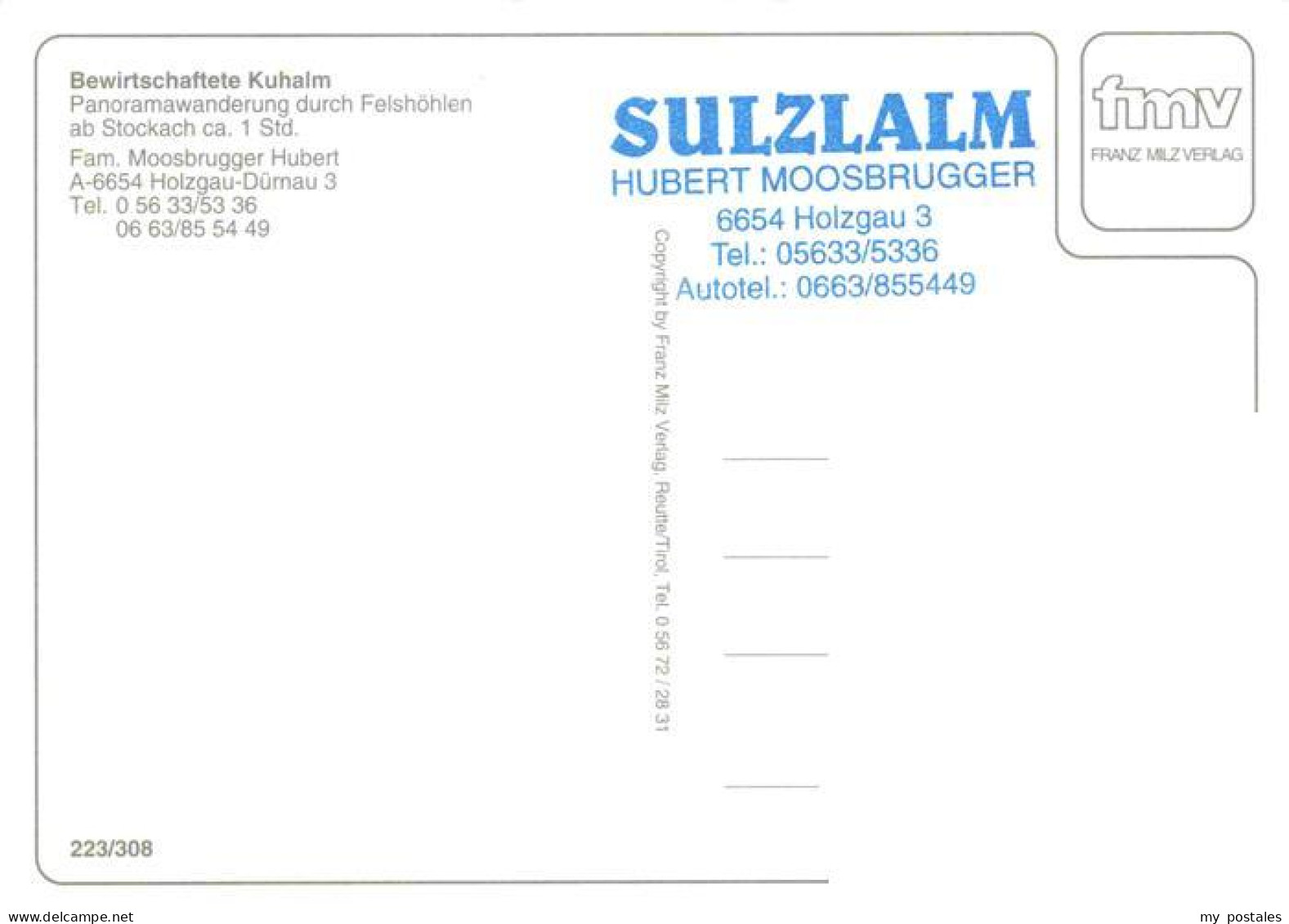 73967677 Holzgau_Tirol_AT Sulzlalm Im Lechtal Alpenpanorama - Autres & Non Classés
