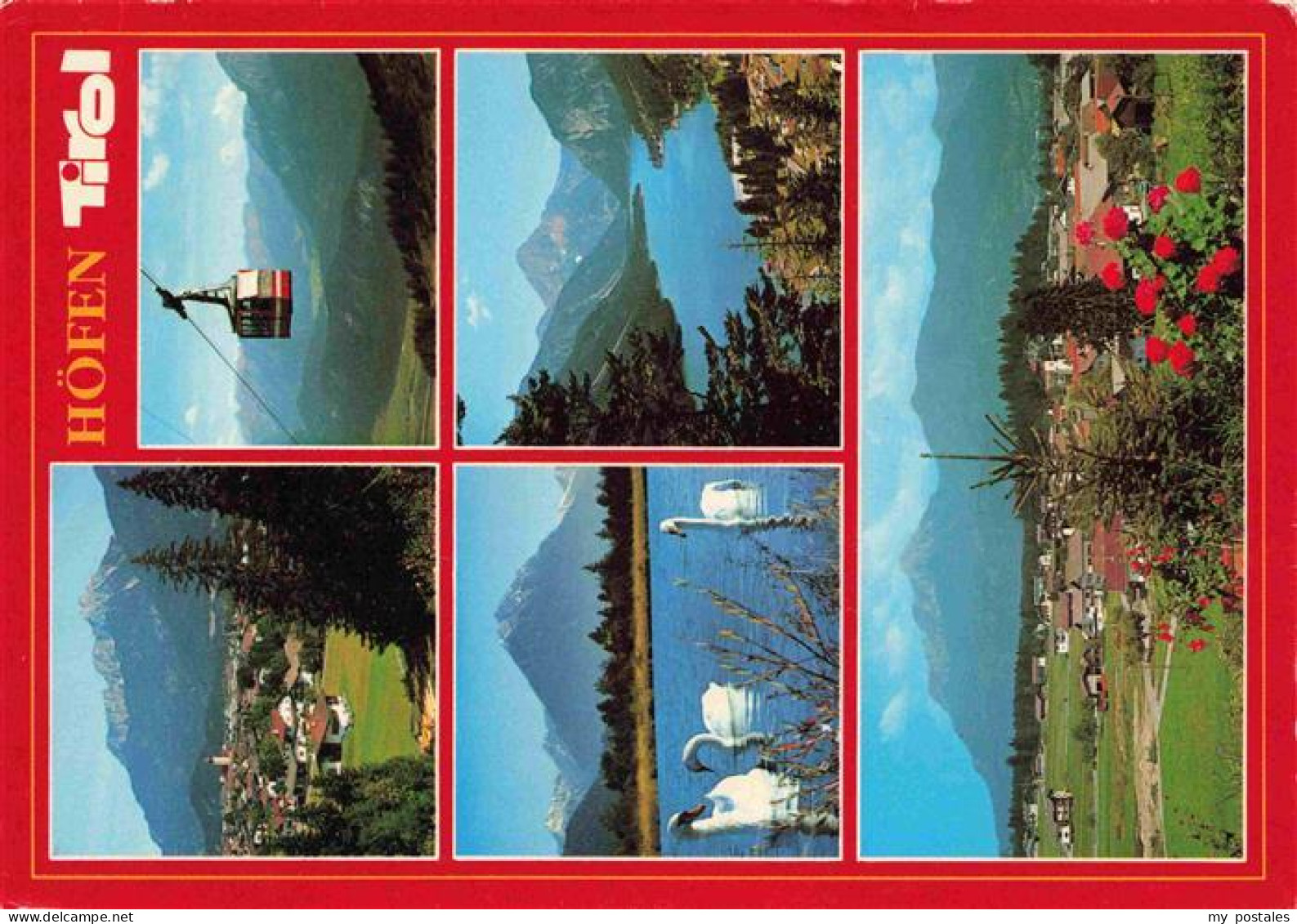 73967669 Hoefen_Tirol_AT Panorama Alpen Bergbahn Schwaene Bergsee - Autres & Non Classés