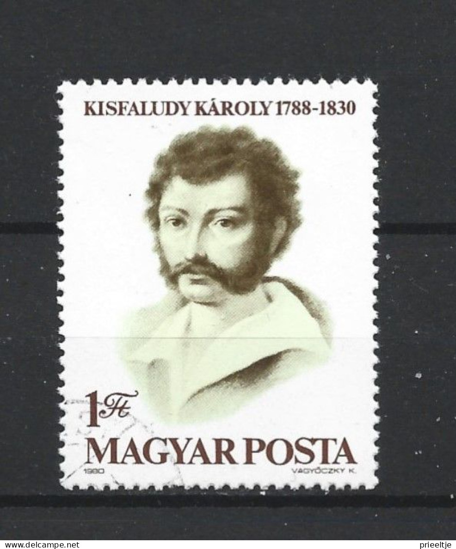 Hungary 1980 K. Kisfaludy Y.T. 2744 (0) - Usati