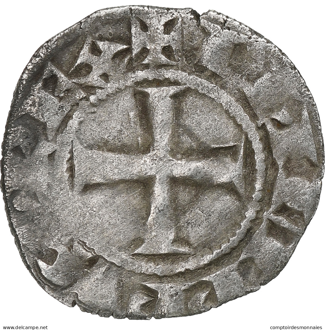 France, Philippe IV, Denier Tournois, 1290-1295, Billon, TTB, Duplessy:225 - 1285-1314 Philipp IV Der Schöne