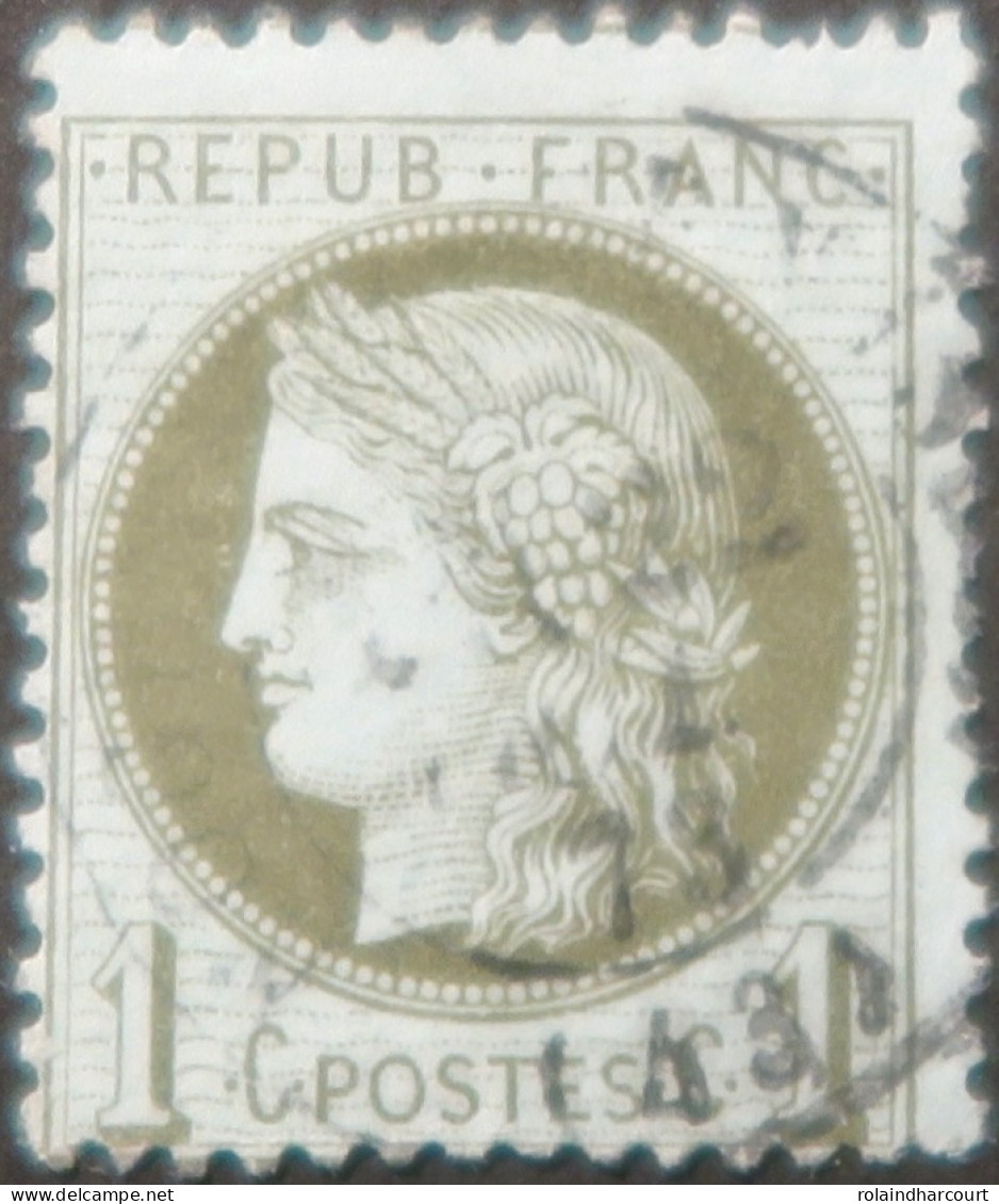 X1074 - FRANCE - CERES N°50 - CàD - 1871-1875 Cérès