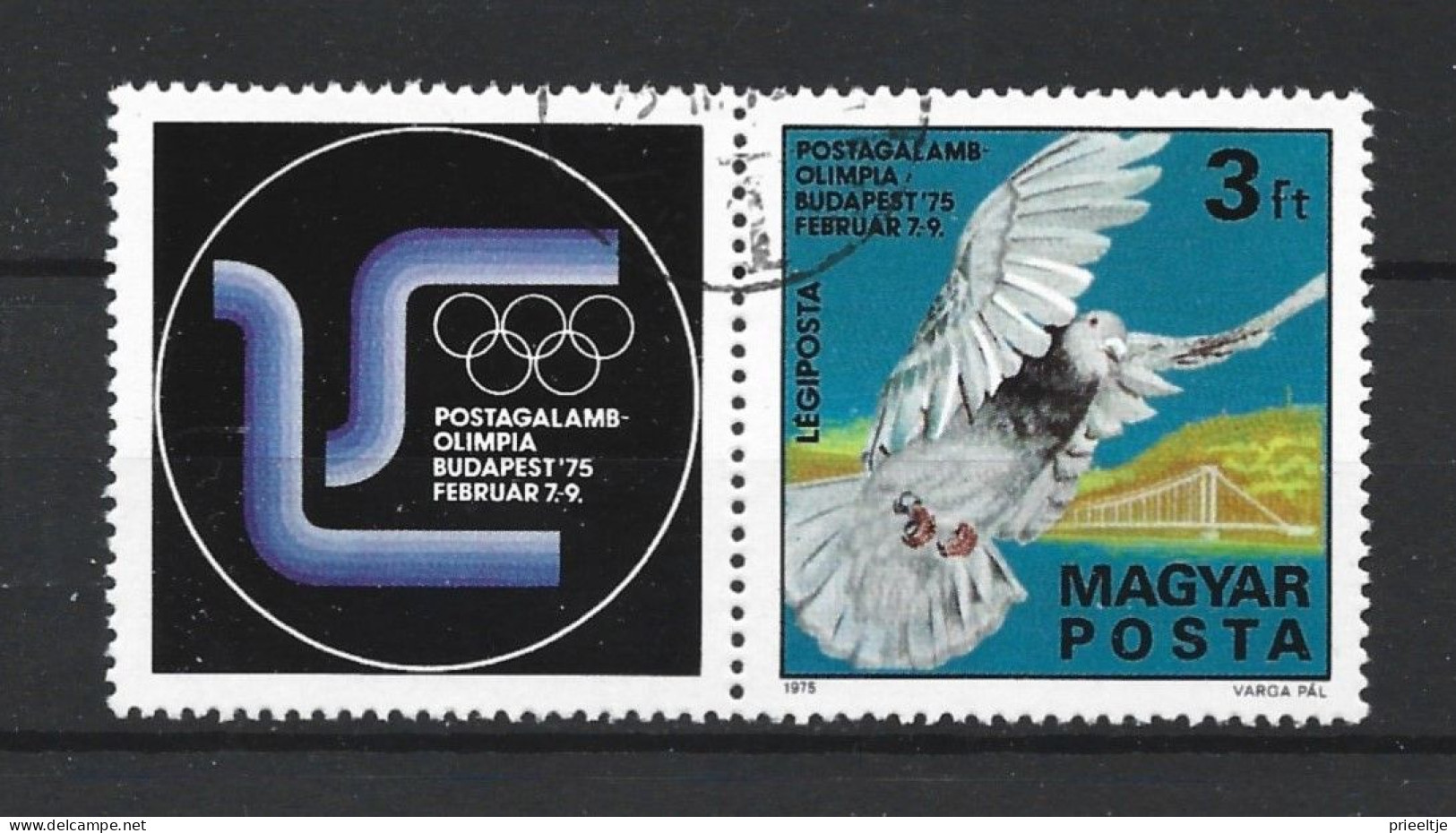 Hungary 1975 Dove Y.T. A 376 (0) - Used Stamps