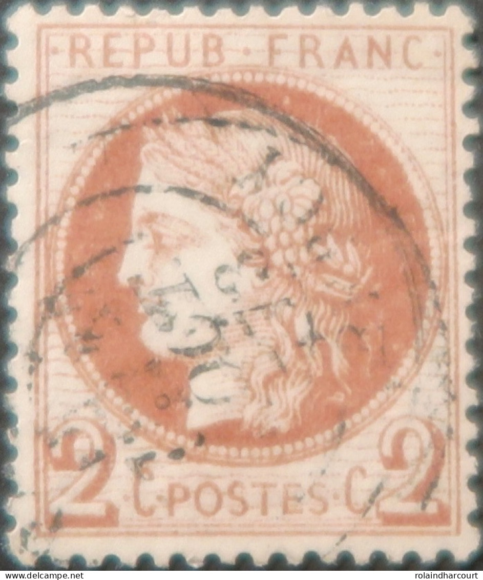 X1077 - FRANCE - CERES N°51 Avec CàD De PARIS BERCY - OCTOBRE 1873 - 1871-1875 Cérès