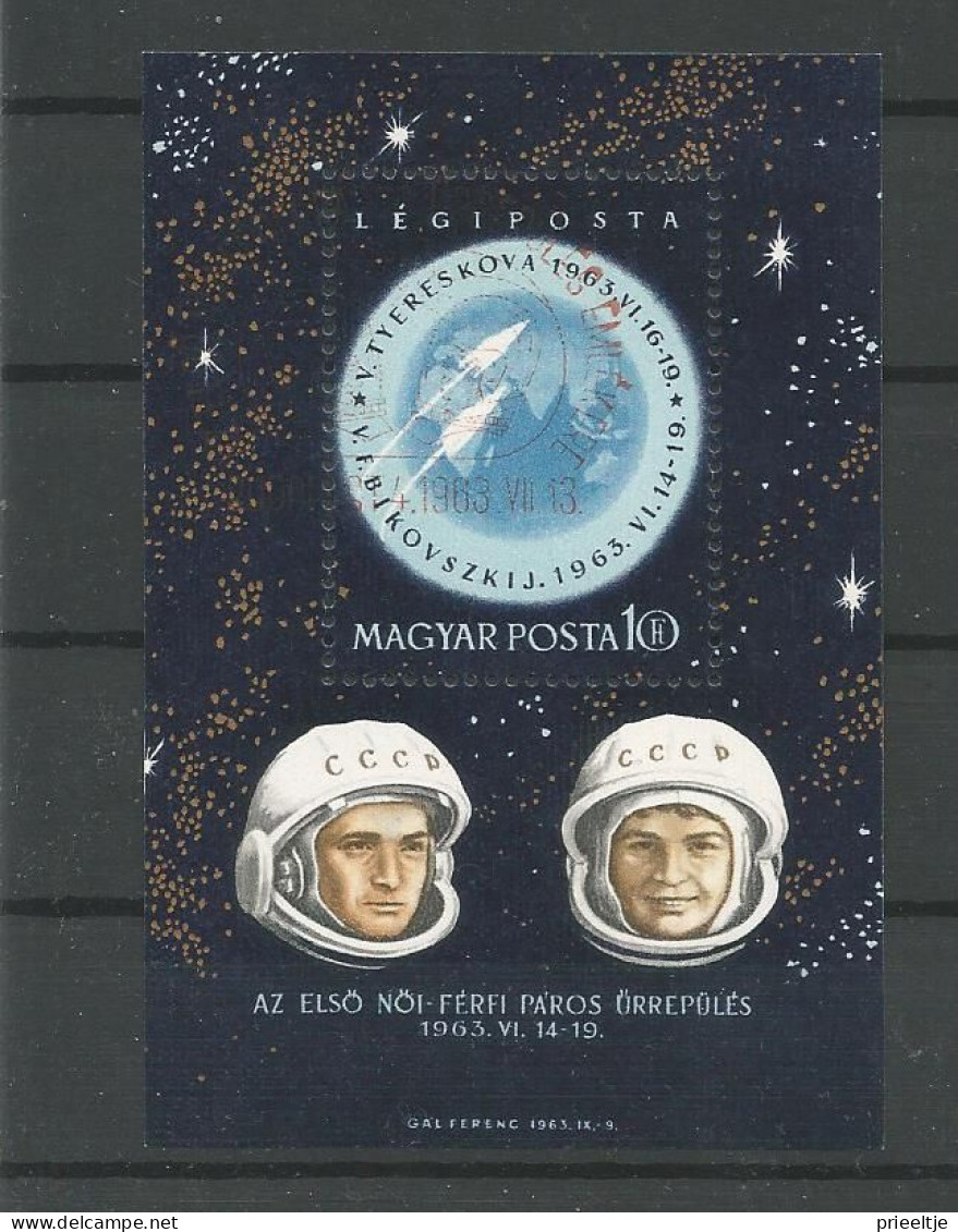 Hungary 1963 Space S/S Y.T. BF 44 (0) - Blokken & Velletjes