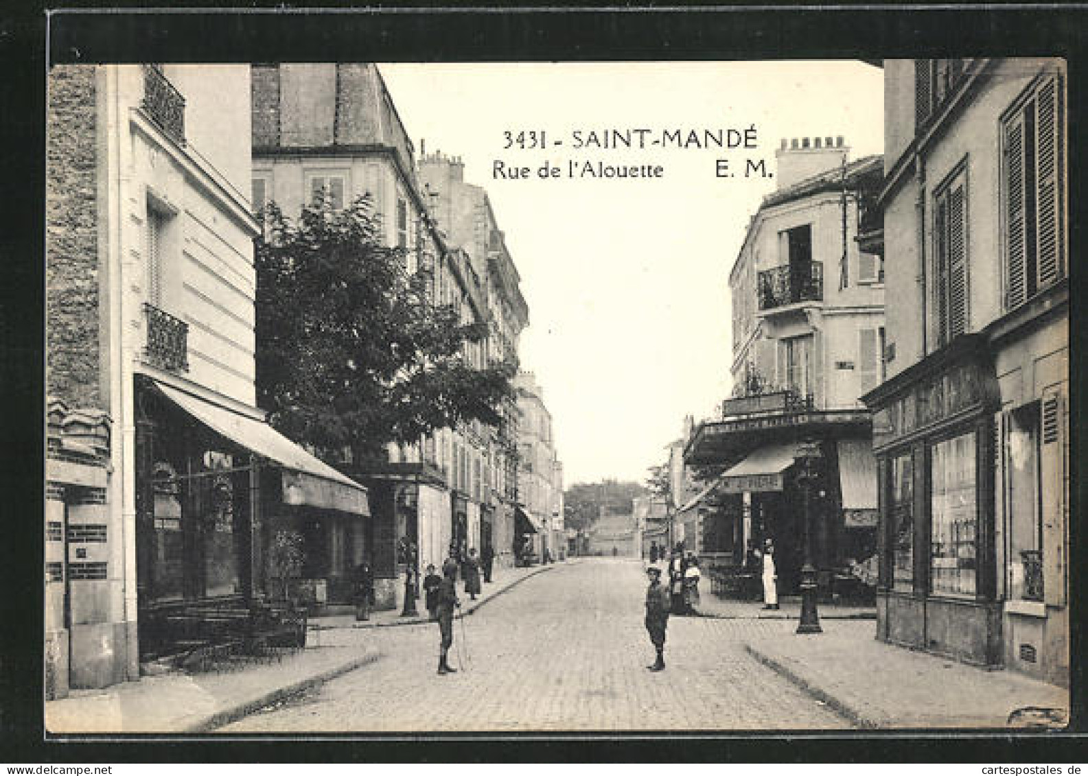 CPA Saint-Mande, Rue De L`Alouette, Vue De La Rue  - Saint Mande