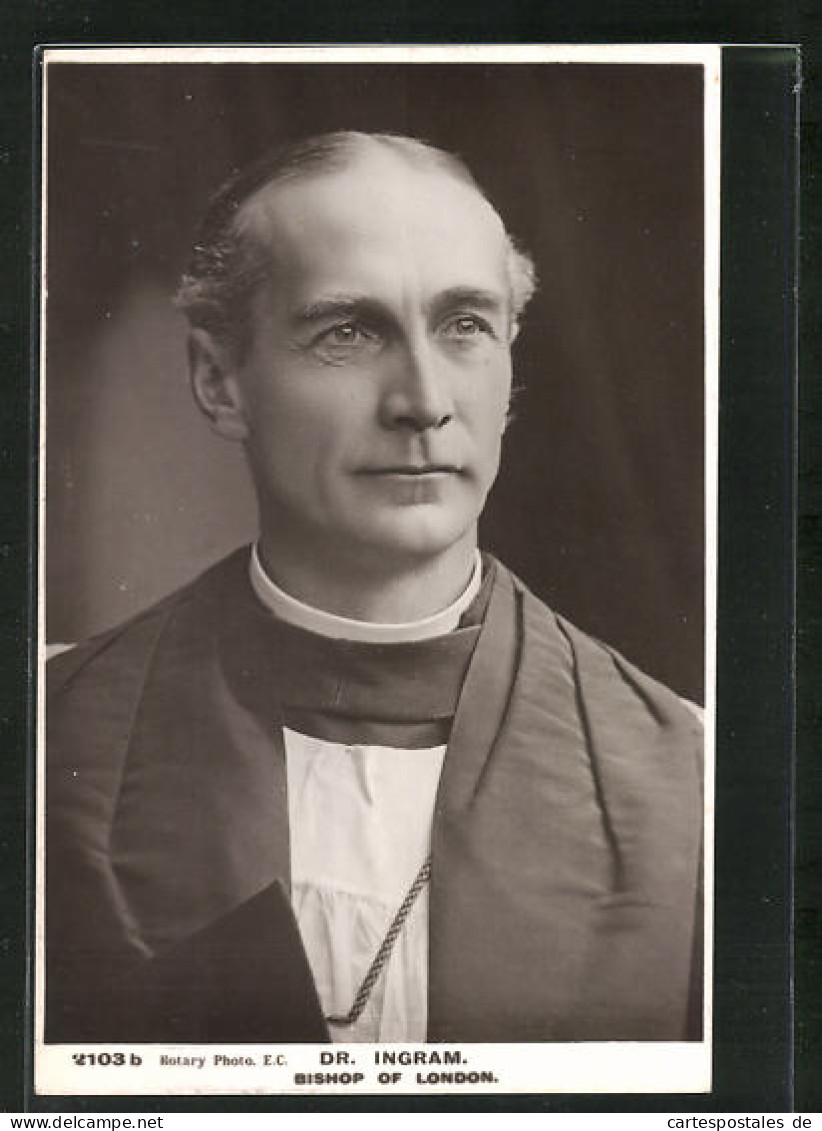 AK Bishop Of London Dr. Ingram  - Other & Unclassified