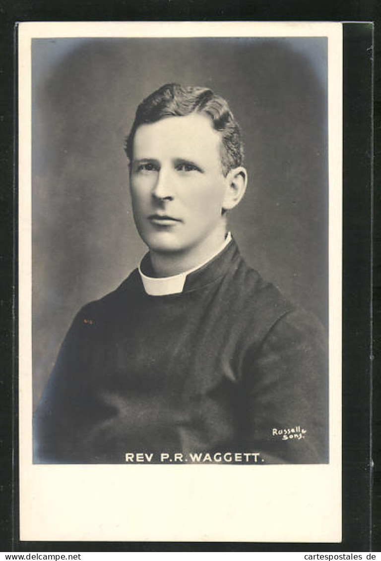 AK Reverend P. R. Waggett, Halbportrait Des Geistlichen  - Otros & Sin Clasificación