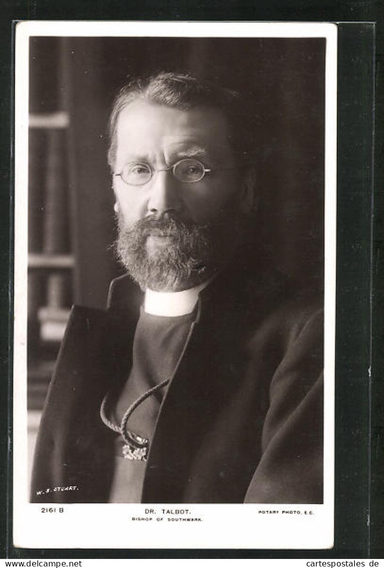 AK Portrait Dr. Talbot, Bishop Of Southwark  - Sonstige & Ohne Zuordnung