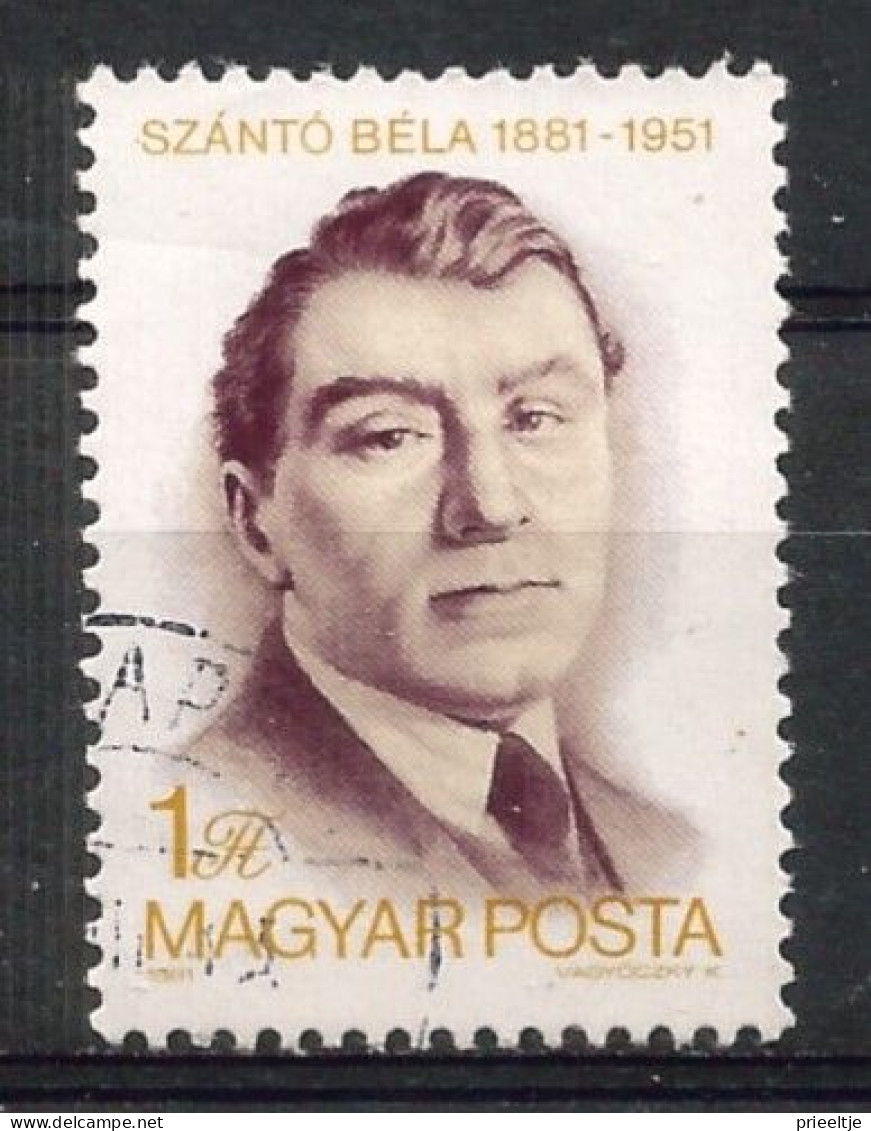 Hungary 1981 Bela Szanto Y.T. 2752 (0) - Used Stamps