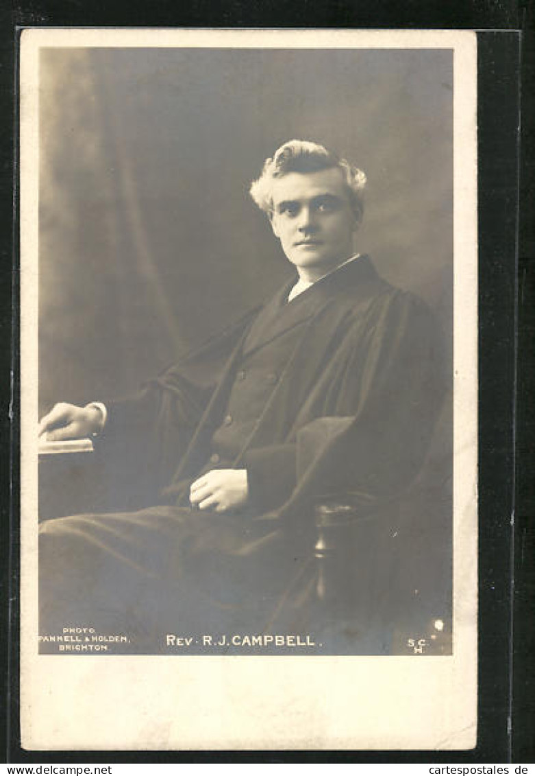 AK Portrait Des Geistlichen Rev. R. J. Campbell  - Sonstige & Ohne Zuordnung