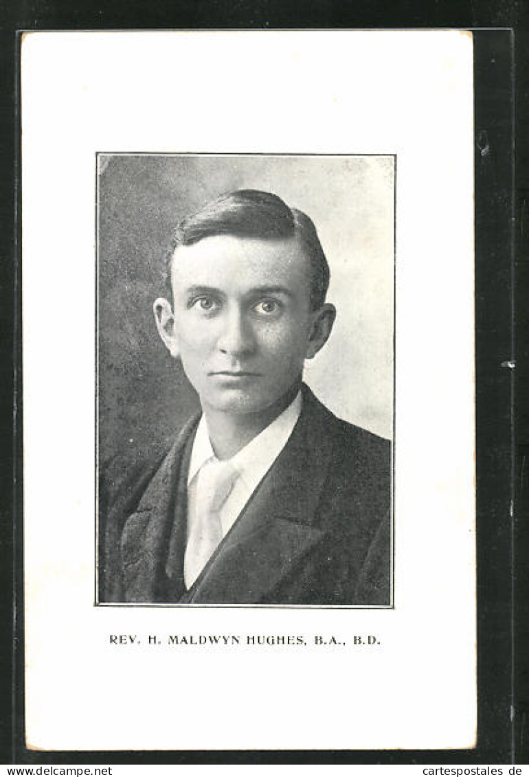 AK Reverend H. Maldwyn Hughes, B. A., B. D., Geistlicher  - Sonstige & Ohne Zuordnung