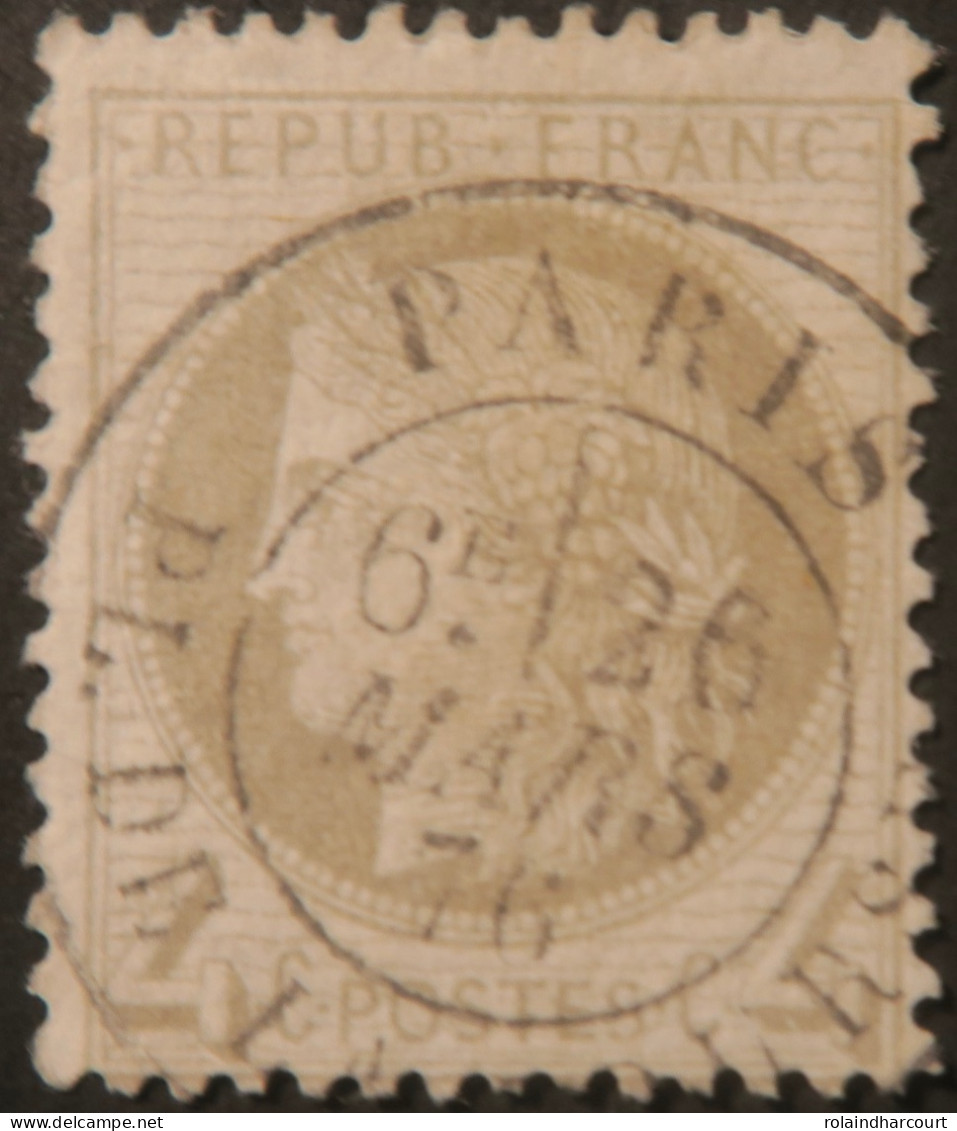 X1080 - FRANCE - CERES N°51 Avec SUPERBE CàD De PARIS PLACE DE LA BOURSE Du 26 MARS 1876 - 1871-1875 Cérès