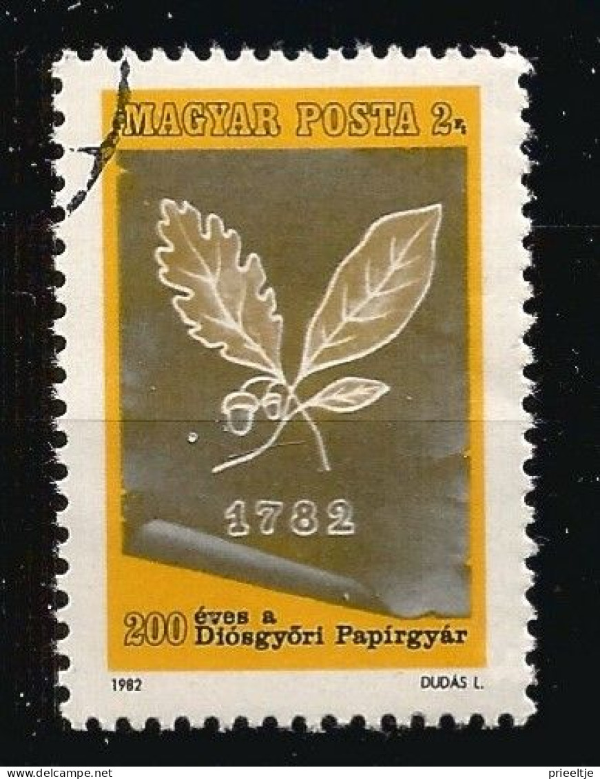 Hungary 1982 Paper Watermark Y.T. 2821 (0) - Usado
