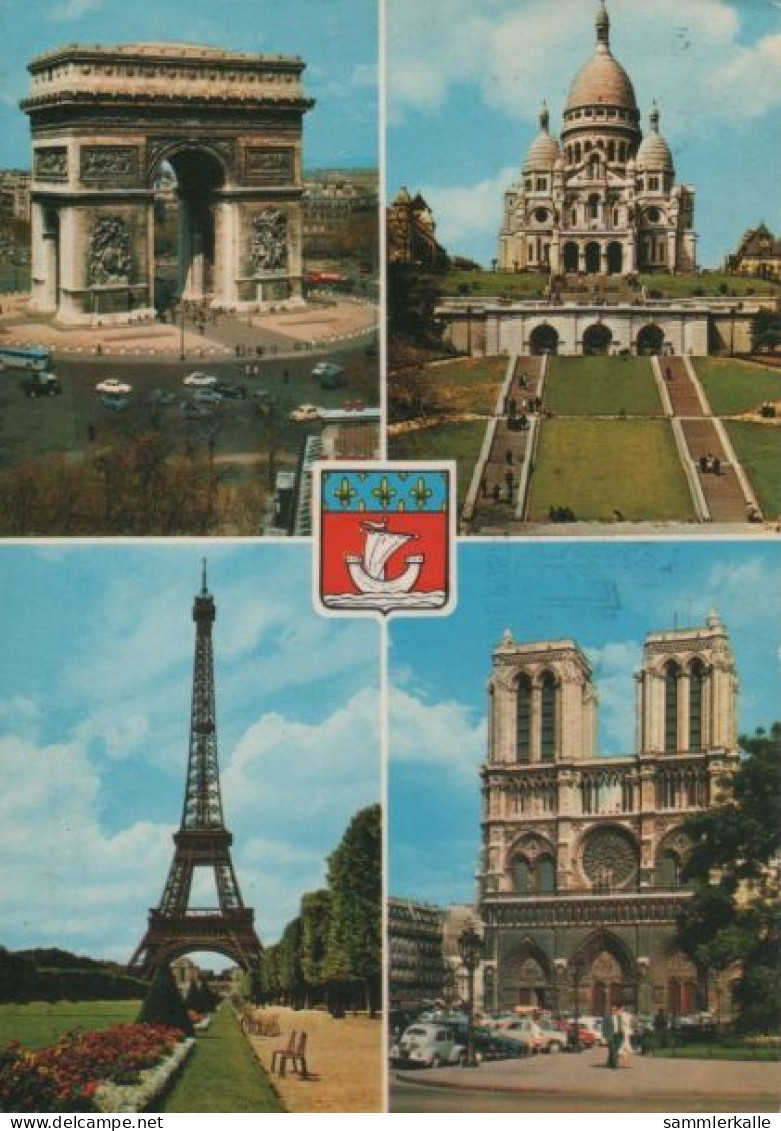 101102 - Frankreich - Paris - U.a. Arc De Triomphe - 1974 - Other & Unclassified