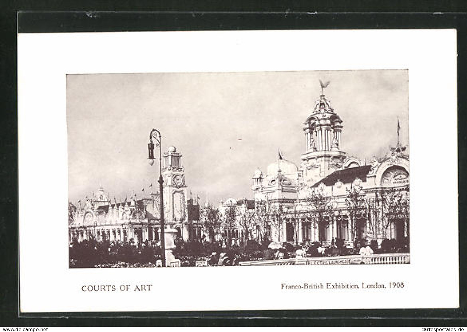 AK London, Franco-British Exhibition 1908, Courts Of Art  - Expositions