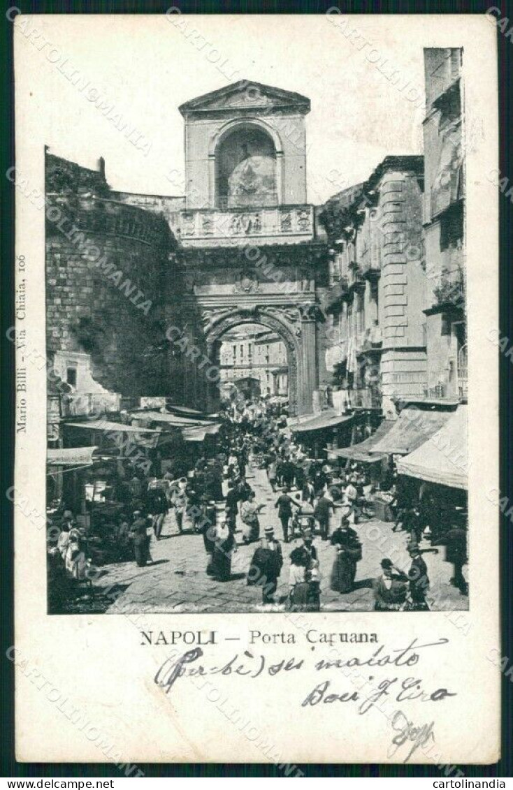 Napoli Città Porta Capuana Cartolina MX6140 - Napoli