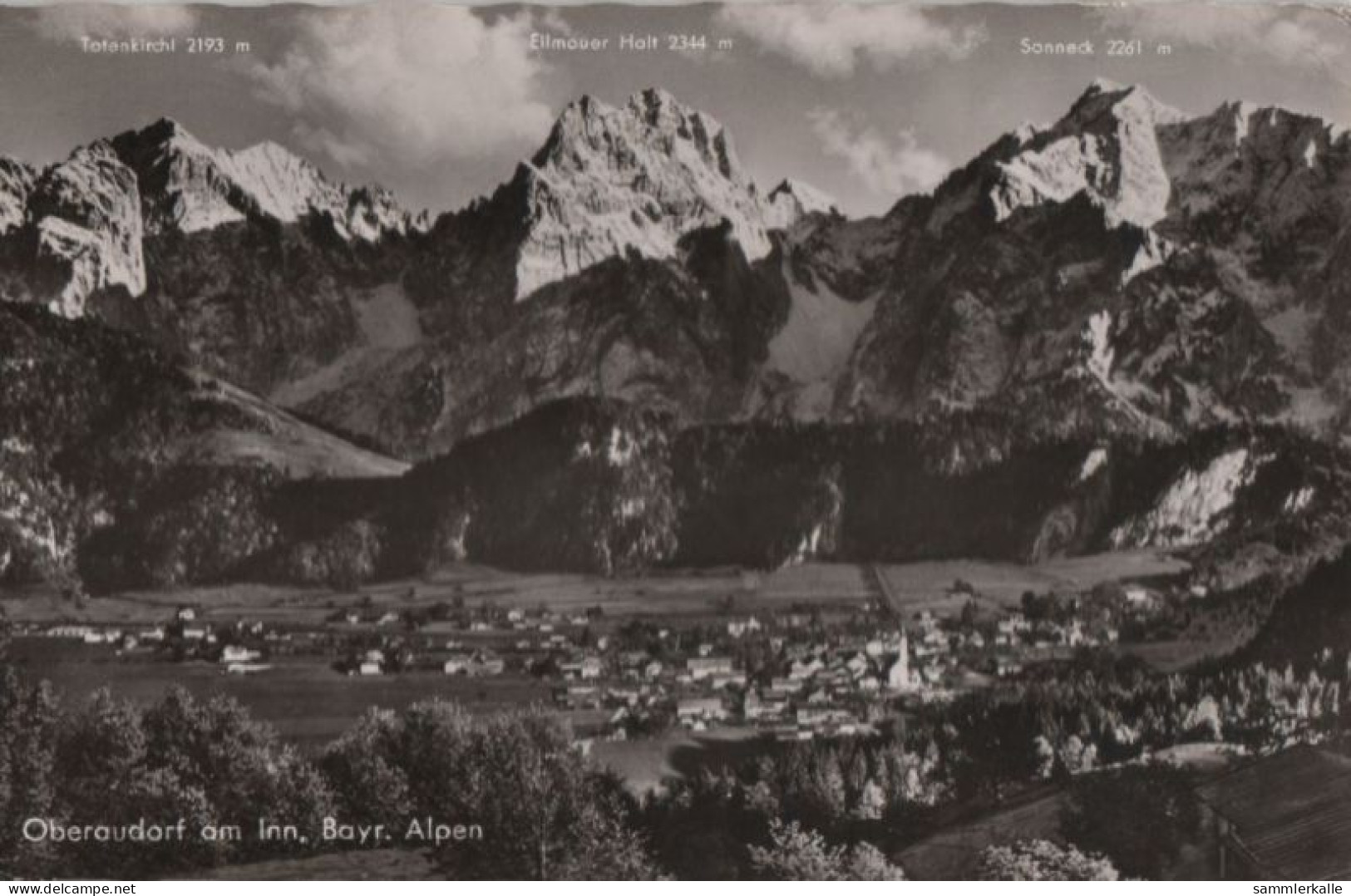 54858 - Oberaudorf - Blick Vom Berggasthof Hocheck - 1956 - Rosenheim