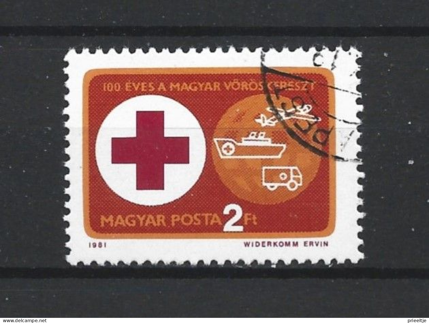 Hungary 1981 Red Cross Y.T. 2762 (0) - Gebraucht