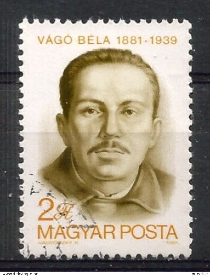 Hungary 1981 Bela Vago Centenary Y.T. 2766 (0) - Oblitérés