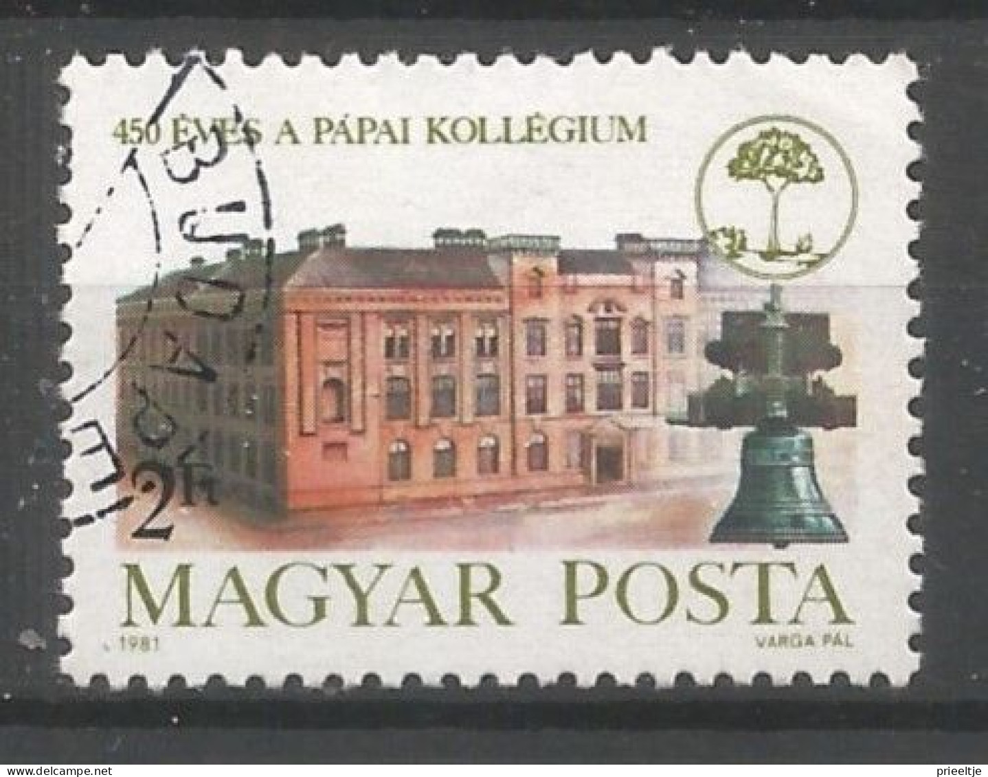 Hungary 1981 Papa College 450th Anniv. Y.T. 2770 (0) - Usado