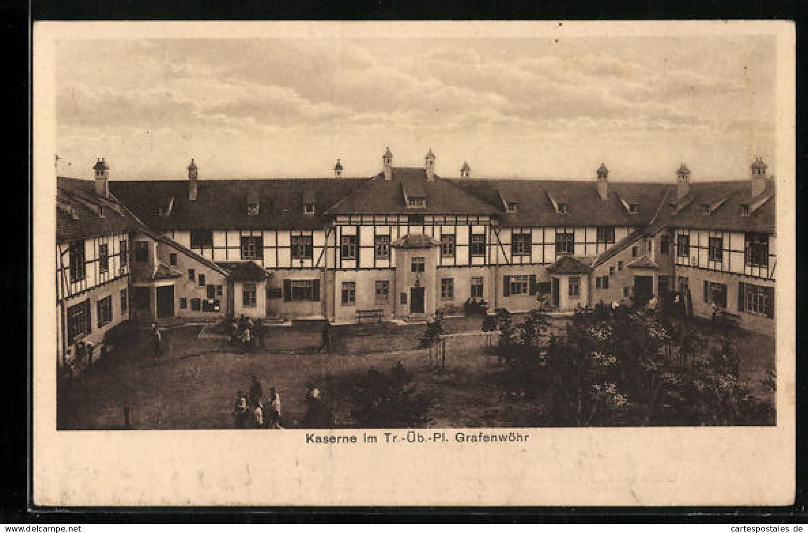AK Grafenwöhr, Kaserne Auf Dem Truppenübungsplatz  - Grafenwoehr
