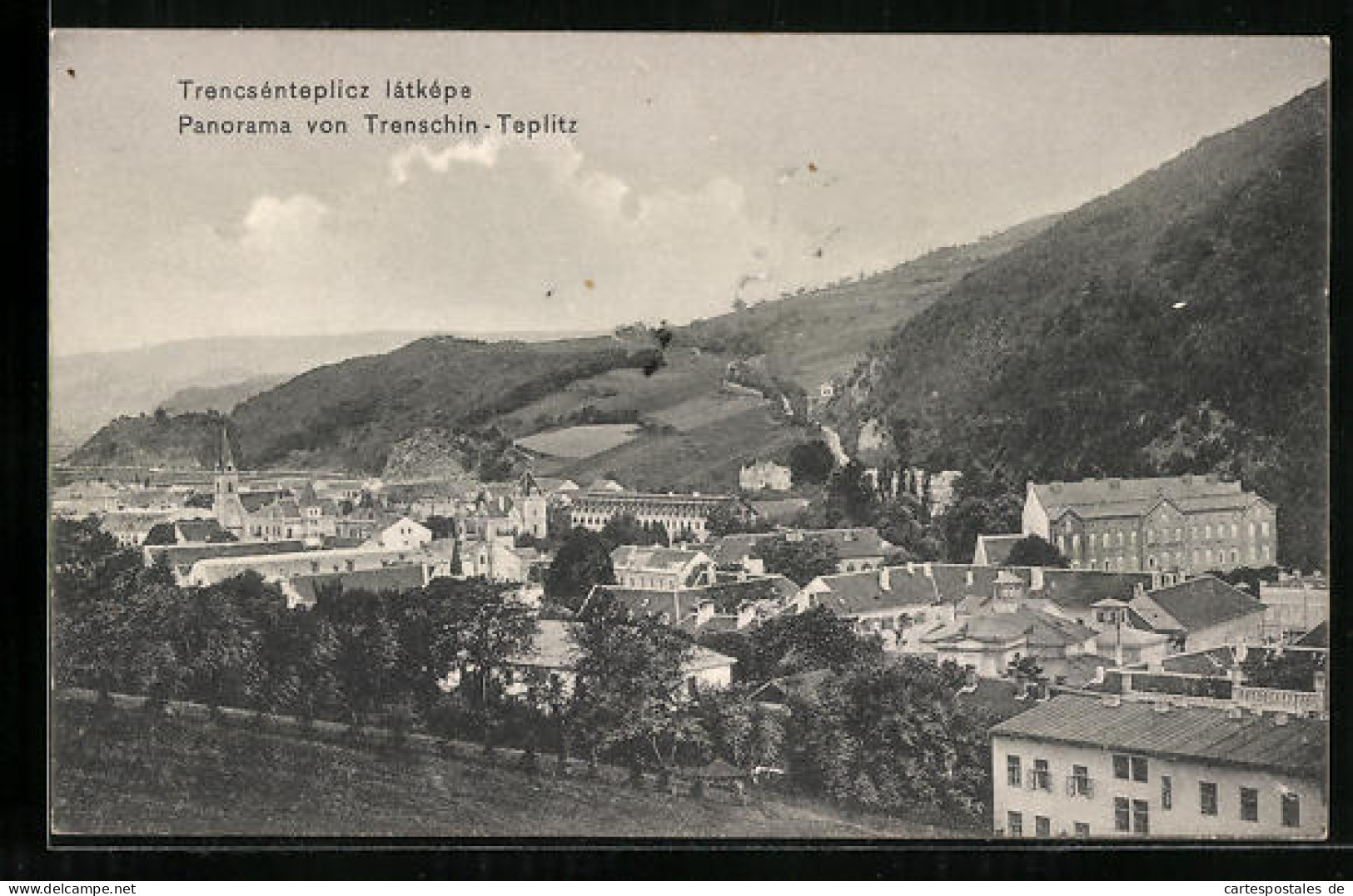 AK Trencsén-Teplicz, Látképe  - Slovakia