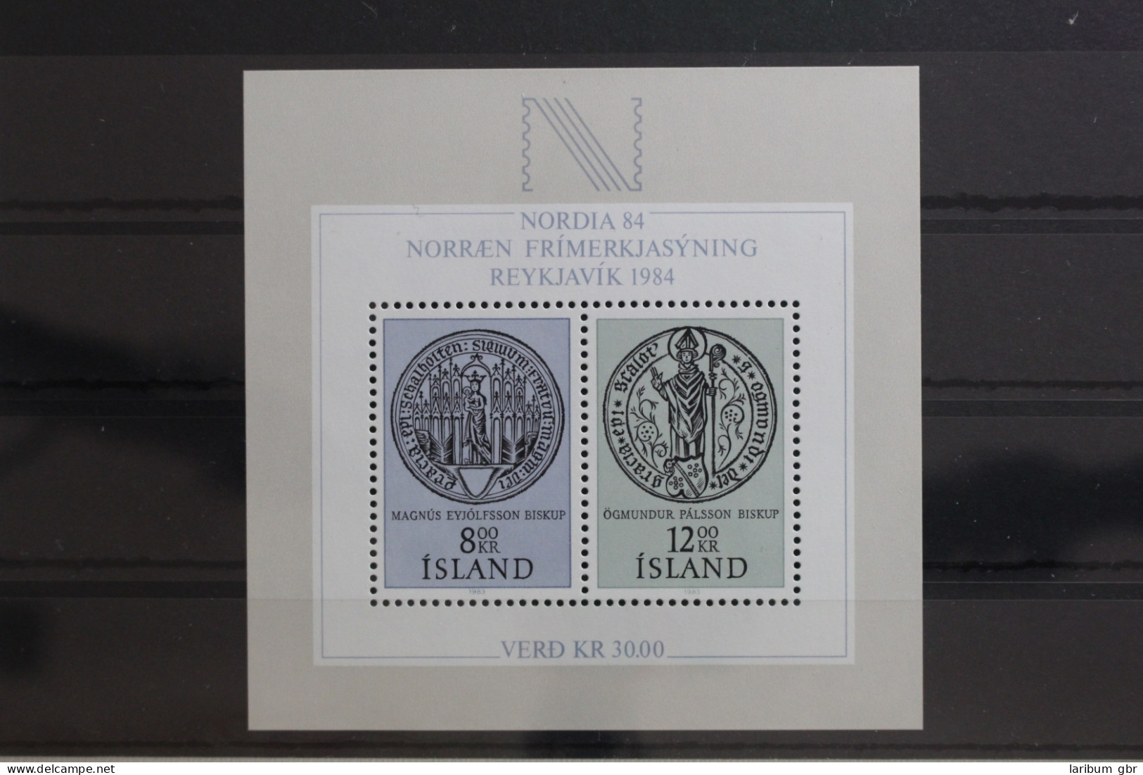 Island Block 5 Mit 606-607 Postfrisch #TD645 - Andere & Zonder Classificatie