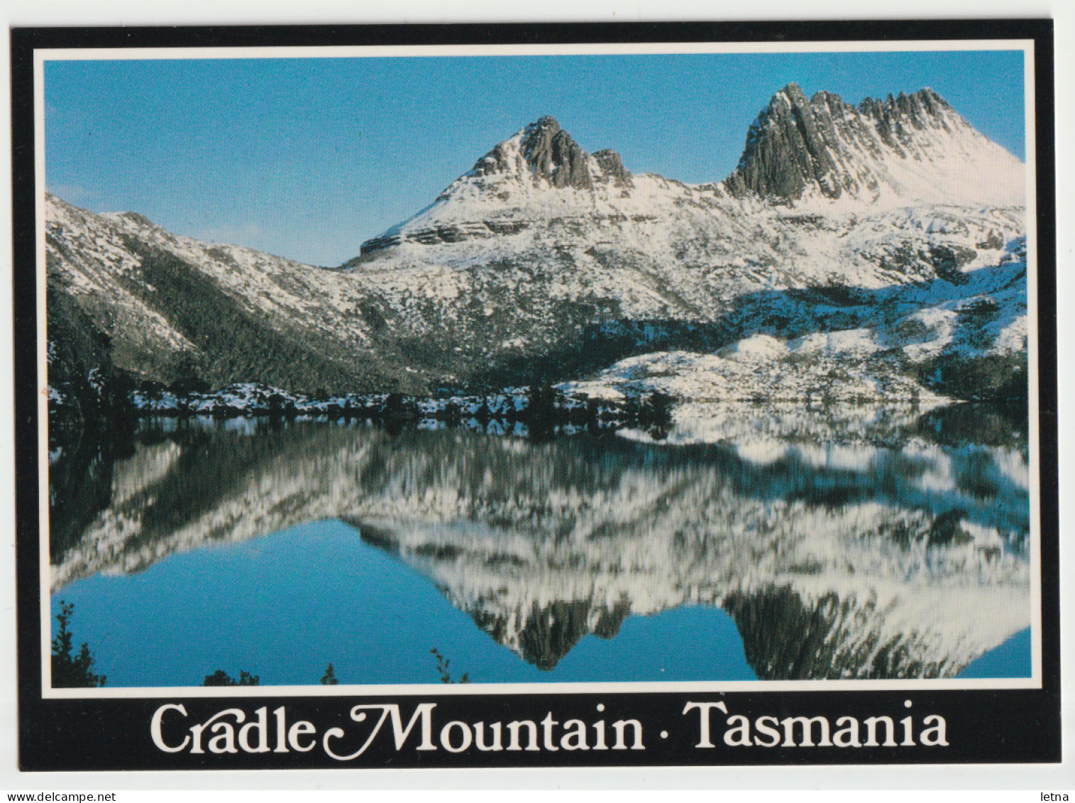 Australia TASMANIA TAS Dove Lake & CRADLE MOUNTAIN In Winter Nucolorvue 11TA082 Postcard C1980s-90s - Wilderness