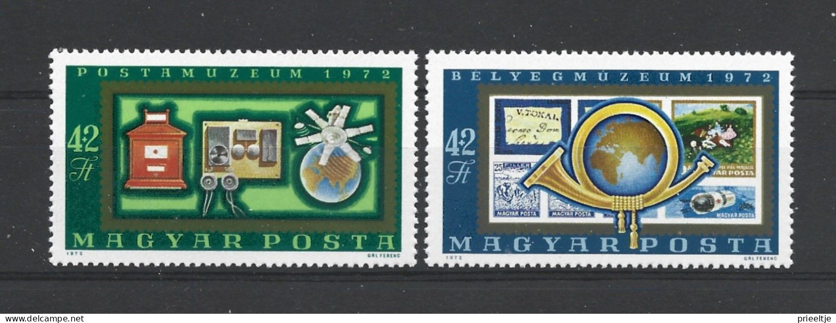 Hungary 1972 Postal Museum  Y.T. 2273/2274 ** - Ungebraucht