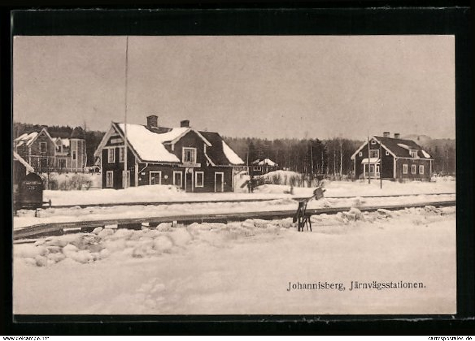 AK Johannisberg, Järnvägsstationen  - Zweden