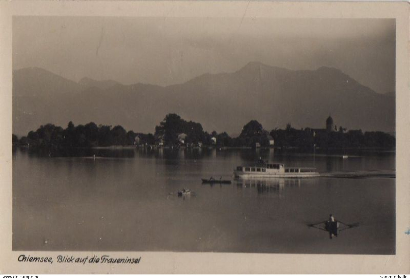 30978 - Chiemsee - Blick Auf Fraueninsel - 1957 - Rosenheim