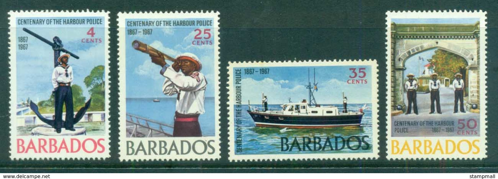 Barbados 1967 Bridgetown Harbour Police MUH - Barbados (1966-...)
