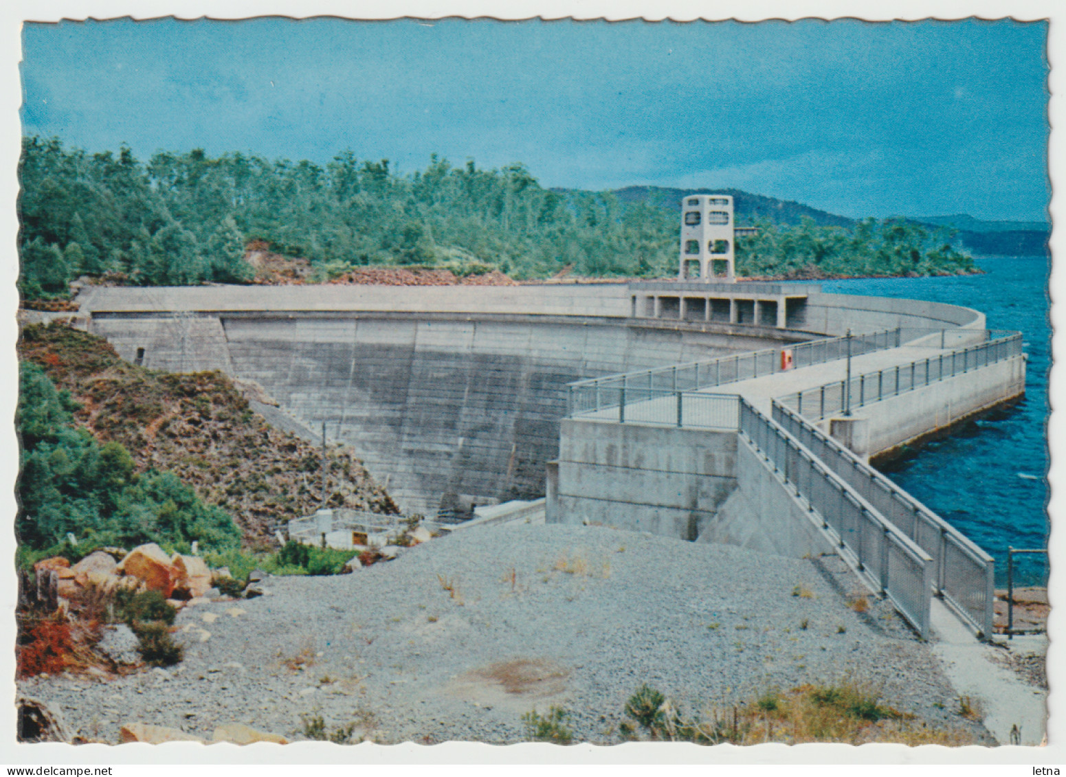 Australia TASMANIA TAS Clark Hydro Dam BUTLERS GORGE Nucolorvue TW41 Postcard C1960s-70s - Other & Unclassified