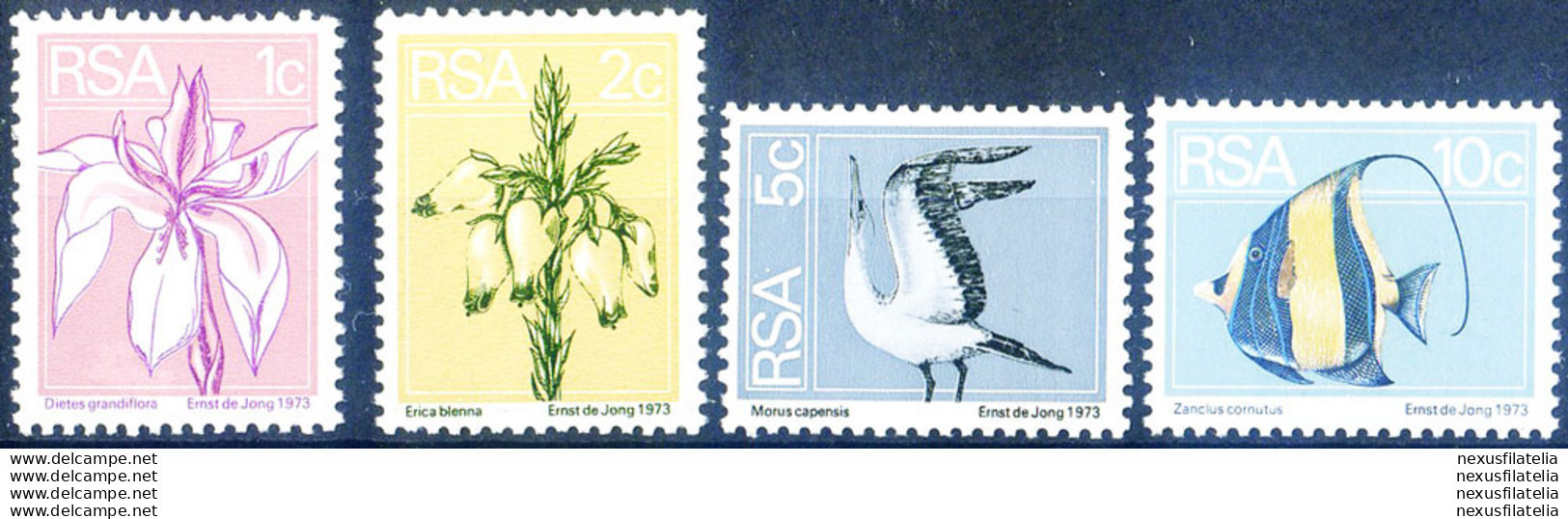 Definitiva. Flora E Fauna. Valori Complementari 1974. - Sonstige & Ohne Zuordnung