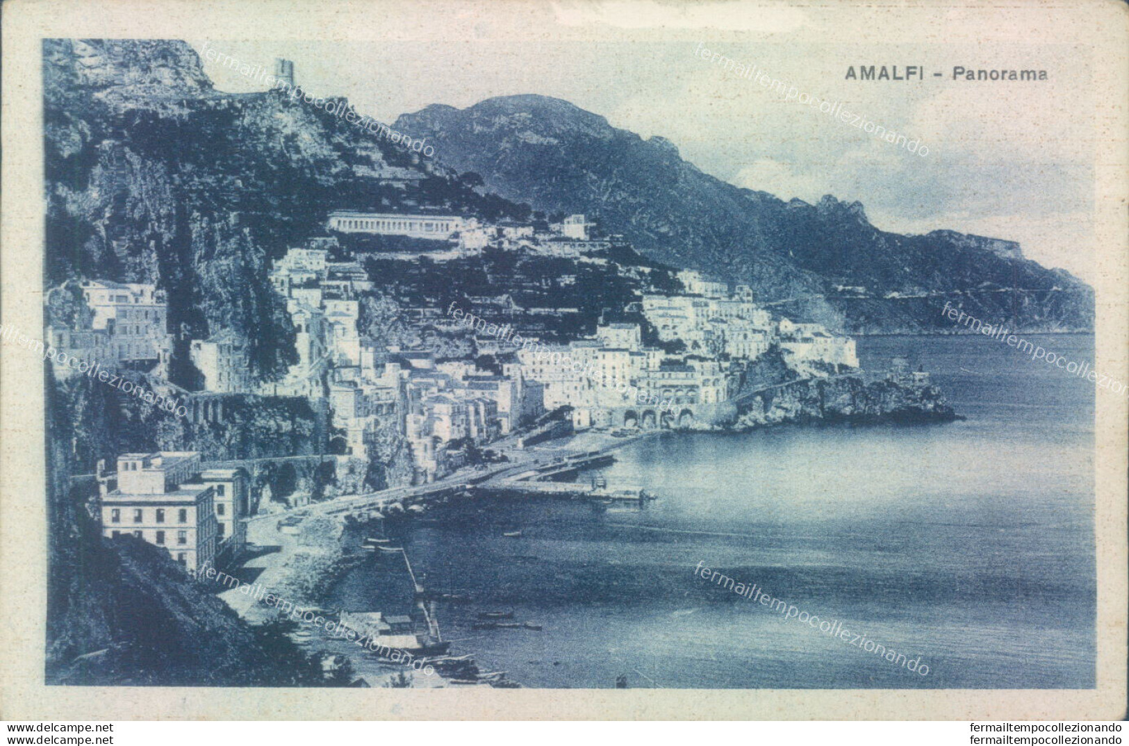 Aa219 Cartolina Amalfi Panorama Provincia Di Salerno - Salerno