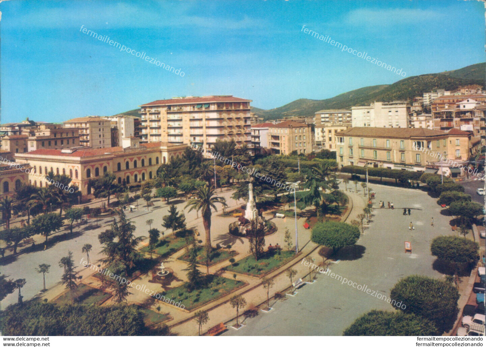 Aa252  Cartolina Eboli Piazza Della Repubblica  Provincia Di Salerno - Salerno