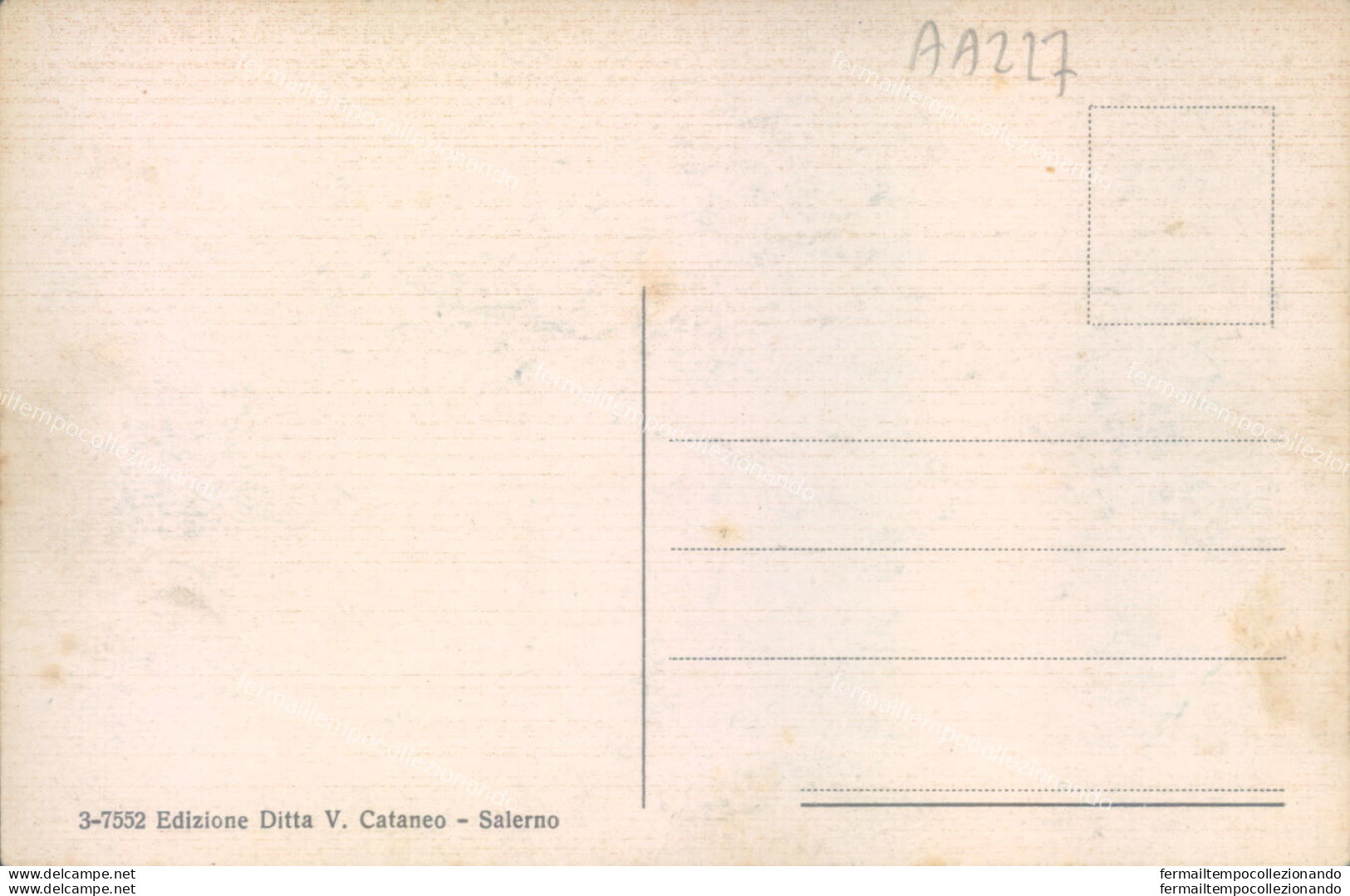 Aa227 Cartolina Salerno Citta'  Riproduzione Anni 50-60 - Salerno