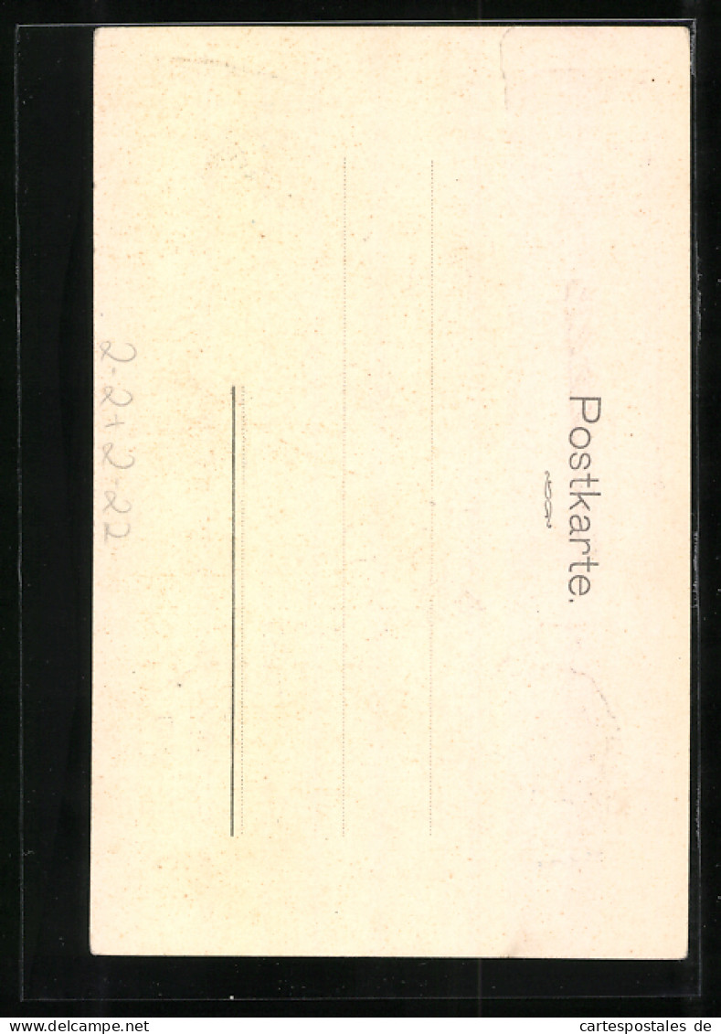 AK Die Letzten Württembergischen Briefmarken 1902, Michel Weint, Jokele Zieht Eine Eisenbahn, Adler Mit Pickelhaube  - Timbres (représentations)