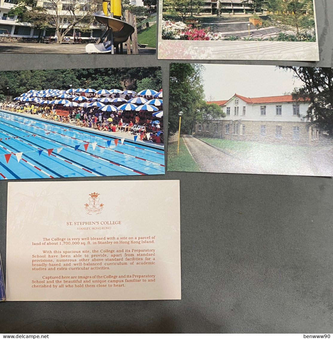 Lot Of 12  聖士提反書院90週年明信片 ST. STEPHEN'S COLLEGE 1903-1993 90th Anniversary Hong Kong Postcard - Chine (Hong Kong)